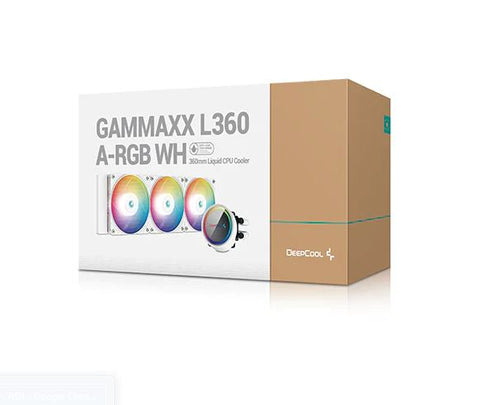 DeepCool Gammaxx L360 ARGB 360mm AIO w/Anti-Leak Technology - White