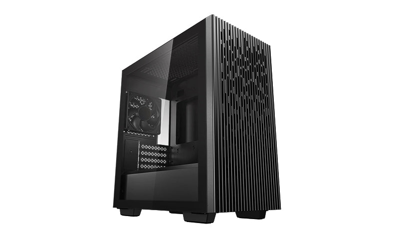 DeepCool Matrexx 40 MATX TG Side Panel Case w/1x12cm Fan, Mesh Front Panel, Removable HDD Cage