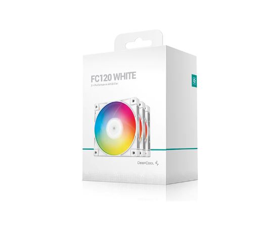 Deepcool FC120 ARGB 3Pack 120mm ARGB White