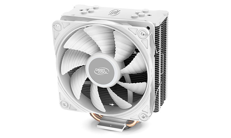GAMMAXX GTE V2 CPU Air Cooler - White with White LED