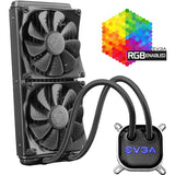 EVGA CLC 280mm All-In-One RGB LED CPU Liquid Cooler w/2x FX13 140mm PWM Fans