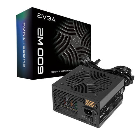 EVGA W2 600w 80+ White Power Supply Unit PSU