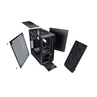 Meshify C Blackout - Dark Tempered Glass
