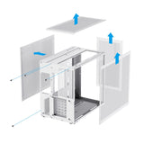 Gamemax Infinity ATX Gaming Case - White [Fans not included]