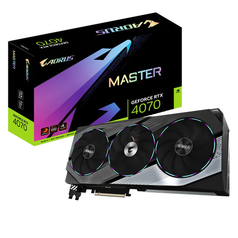 Gigabyte AORUS GeForce RTX 4070 MASTER 12GB GDDR6X Graphics Card