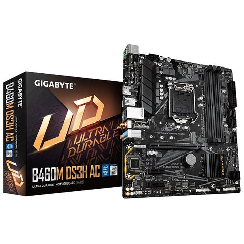 B460M DS3H AC Intel 10th Gen Socket 1200 mATX Motherboard