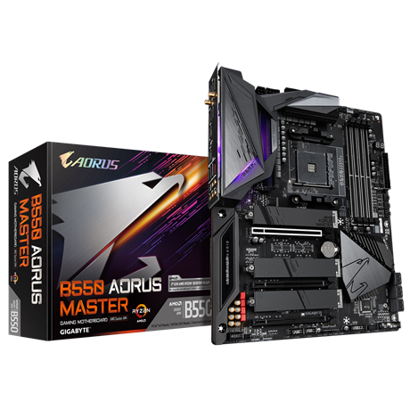 B550 AORUS MASTER AMD Socket AM4 ATX Motherboard