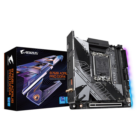 Gigabyte B760I Aorus Pro DDR4 LGA1700 mITX Motherboard for Intel 13th/12th Gen Processors