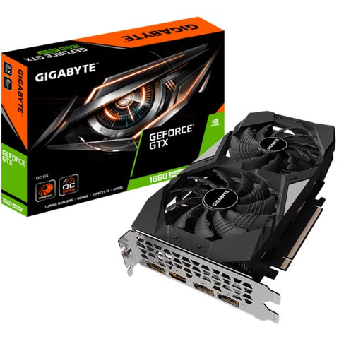 Gigabyte GV-N166SOC-6GD GeForce GTX 1660 SUPER OC 6GB GDDR6 Graphics Card