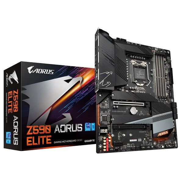 Z590 Aorus Elite ATX LGA 1200 Motherboard for 11th and 10th Gen Intel Processors