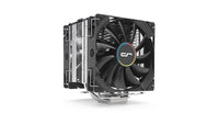 Single Tower Heatsink Air Cooler with 2 x QF120 120mm Fans | for Intel and AMD | H7 Plus