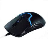 M100 Wired Gaming Optical Mouse 1600DPI - Black