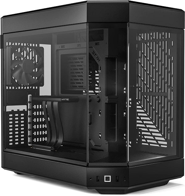 HYTE Y60 Panoramic Glass Dual Chamber Mid-Tower ATX Case w/PCIe x16 4.0 Riser