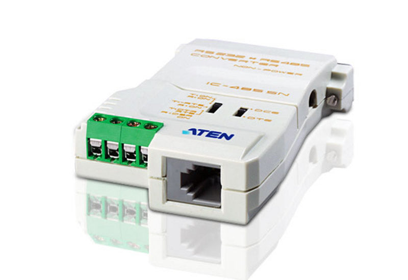Aten IC485SN RS232 to RS485/422 Bi-directional Converter; Non-Powered (connector: RJ-11)