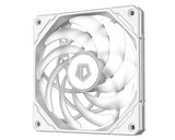 ID-Cooling NO 12015 XT ARGB 4-pin PWM | 3-pin 5V ARGB 15mm Slim Fan - Snow White