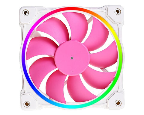 ZF-12025-PINK ARGB 120mm PWM Fan | Sync with Motherboard