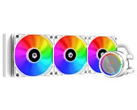 Zoomflow 360X CPU AIO Liquid Cooler 360mm Radiator, ARGB XL Pump and 3*12cm Fan - Snow Edition