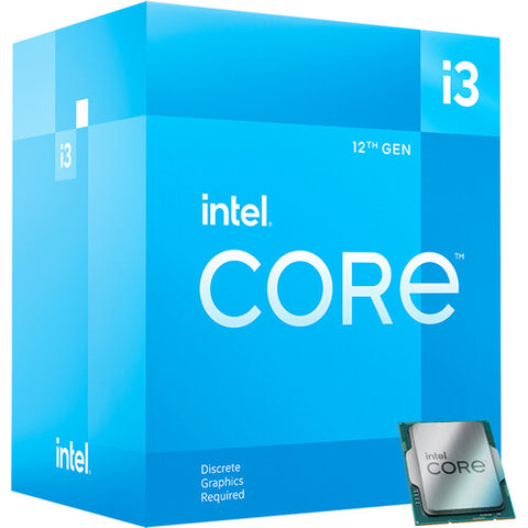 Intel Core i3-12100F Quad Core Processor | 12M Cache | 3.30 GHz Base Frequency | No Built-in Graphics