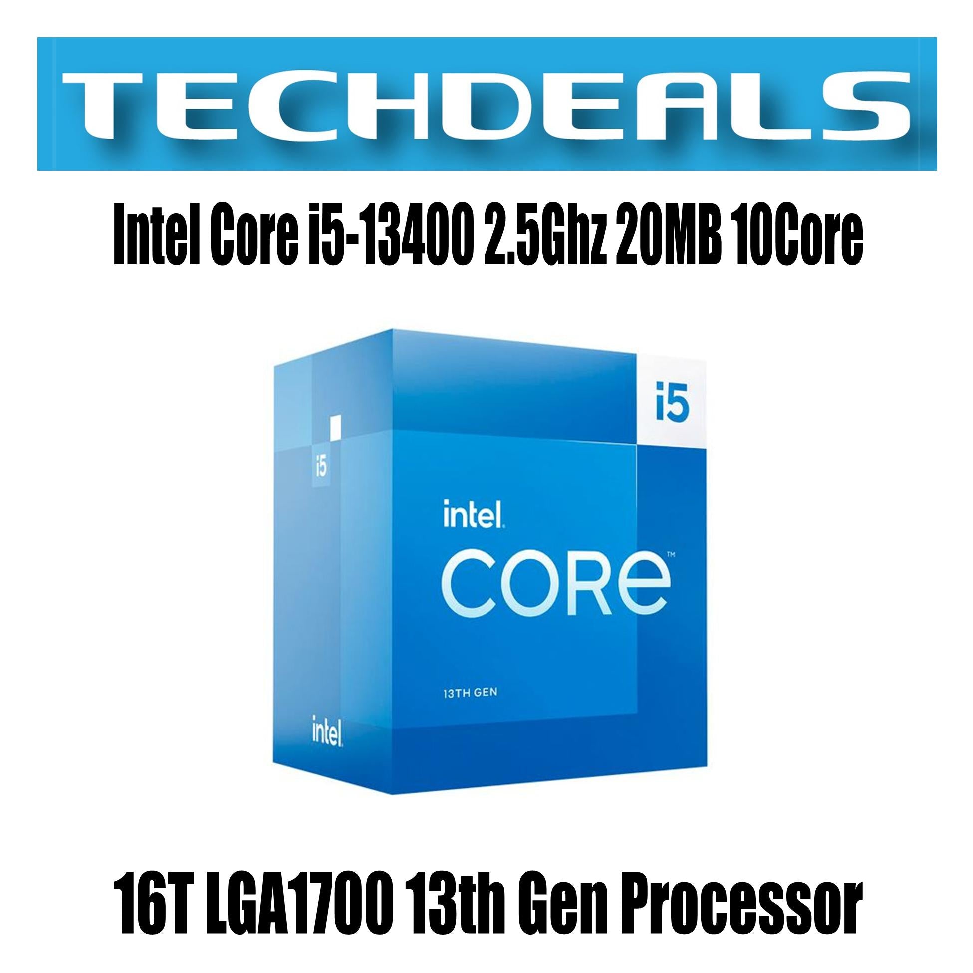 Intel Core i5-13400 2.5Ghz 20MB 10Core 16T LGA1700 13th Gen
