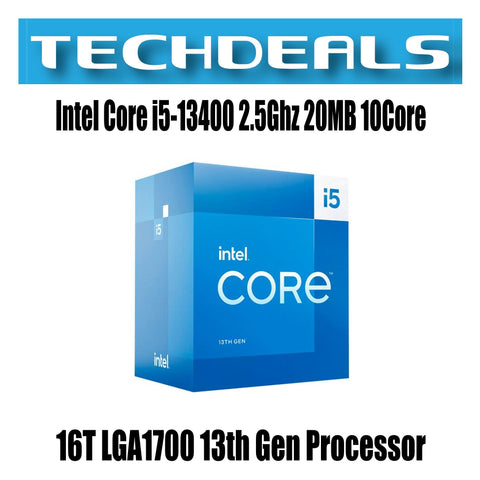 Intel Core i5-13400 2.5Ghz 20MB 10Core 16T LGA1700 13th Gen Processor