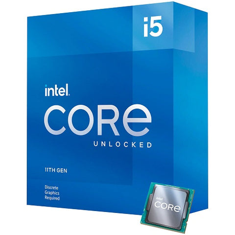 Core™ i5-11600KF 12M Cache, up to 4.90 GHz Socket 1200 11th Gen Processor (No Cooling Fan)