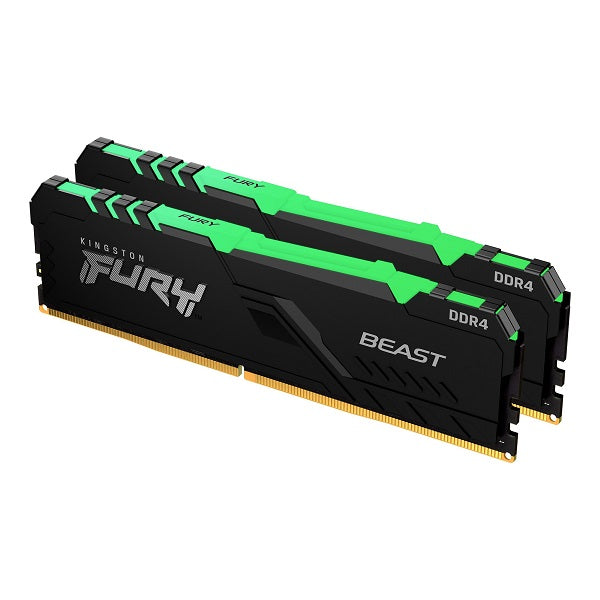 FURY Beast DDR4 RGB Memory Kit of 2x8GB - 16GB 3600MHz