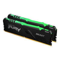 FURY Beast DDR4 RGB Memory Kit of 2x8GB - 16GB 3600MHz