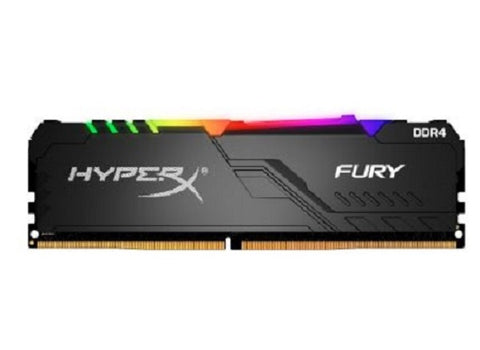 HyperX FURY Memory - 16GB (2x8GB) Kit - DDR4 3200MHz Intel XMP CL16 DIMM | RGB | Black