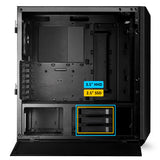 Lian Li Lancool II Mesh RGB ATX Case with 3*120mm 3-PIN 1300 RPM ARGB Fans