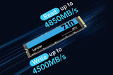 Lexar NM710 PCIe Gen4x4 M.2 2280 NVMe SSD Solid State