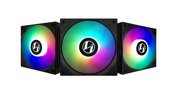 ST120 RGB High Static Ppressure PWM FAN 3 Pack with Controller and HUB