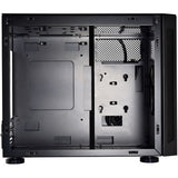 TU150 Portable m-ITX Case with Tempered Glass Side Panel  |  Black | Silver