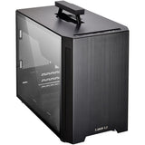 TU150 Portable m-ITX Case with Tempered Glass Side Panel  |  Black | Silver