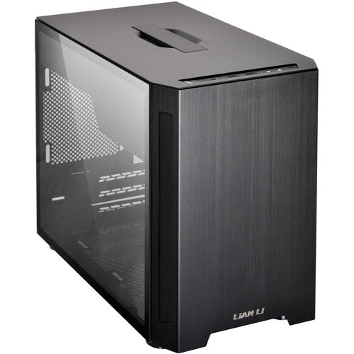 TU150 Portable m-ITX Case with Tempered Glass Side Panel  |  Black | Silver