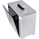 TU150 Portable m-ITX Case with Tempered Glass Side Panel  |  Black | Silver