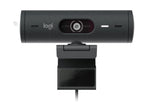 Logitech Brio 500 1080p HDR Webcam w/Light Correction, Auto-Framing, and Show Mode