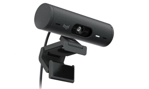 Logitech Brio 500 1080p HDR Webcam w/Light Correction, Auto-Framing, and Show Mode