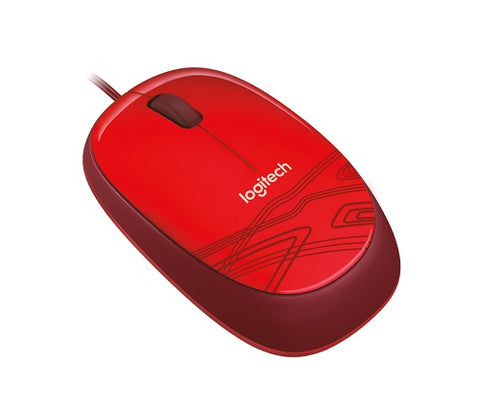 M105 USB Wired Mouse - Black | White | Red