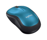 Mouse M185 USB Wireless | Grey | Blue | Red