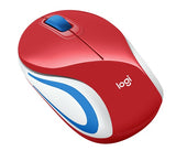 M187 Portable USB Wireless Mouse | Black | Blue | Red | White