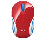 M187 Portable USB Wireless Mouse | Black | Blue | Red | White