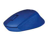 M331 Silent Plus USB Wireless Mouse  | Black | Blue | Red