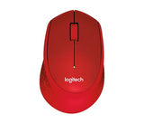 M331 Silent Plus USB Wireless Mouse  | Black | Blue | Red