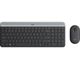 MK470 Wireless Keyboard + Mouse Slim Combo | Graphite | White