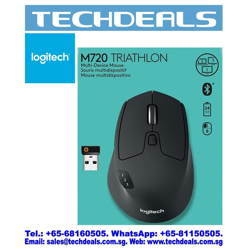 Logitech M720 Triathlon Multi-Device Wireless Mouse