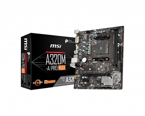 A320M-A Pro MAX AMD Socket AM4 mATX Motherboard