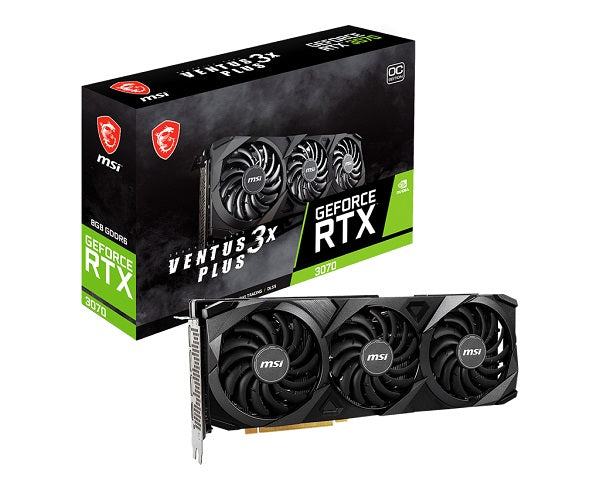 MSI GeForce RTX 3070 VENTUS 3X PLUS 8G OC LHR Graphics Card