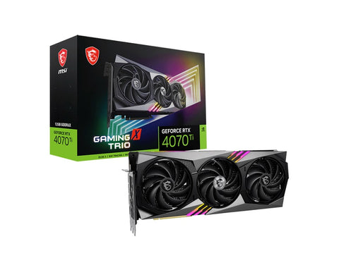 MSI GeForce RTX 4070 Ti GAMING X TRIO 12G GDDR6X Graphics Card