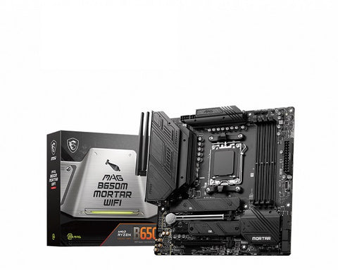 MSI MAG B650M Mortar WiFi AMD AM5 mATX Motherboard