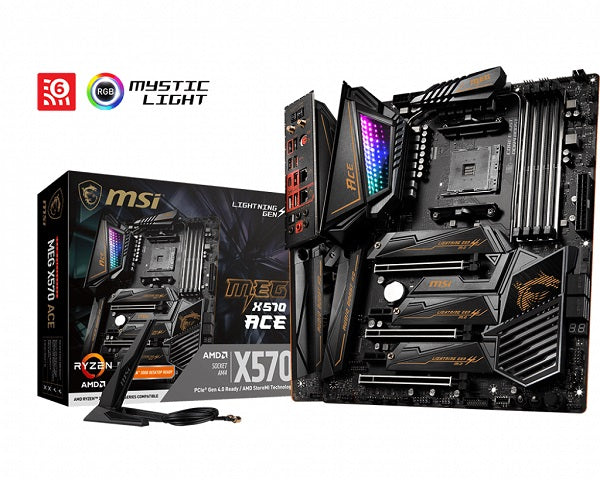 MEG X570 ACE ATX Motherboard for AMD Socket AM4 Processors